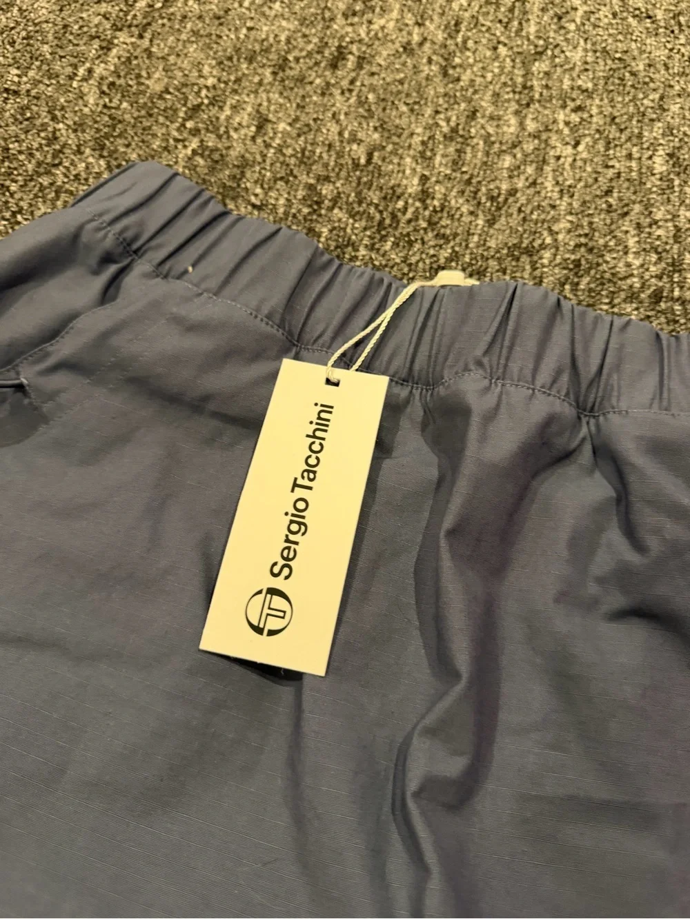 Sergio Tacchini Aria Skirt Blue Indigo Size Small NWT Drawcord Hem